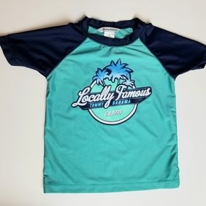 TOMMY BAHAMA LOCALLY FAMOUS RASHGUARD SWIM TOP 5